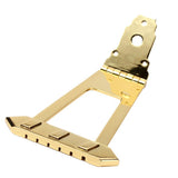 Max Maxb Gold 6 String Jazz Bass Guitar Trapeze Tailpiece Bridge -Top Bronze Made