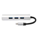 Maxbell Ultra Slim USB Type C Adapter, USB-C to 4 Ports USB-A 3.0 Converter Cable Compatible For USB Type C Devices