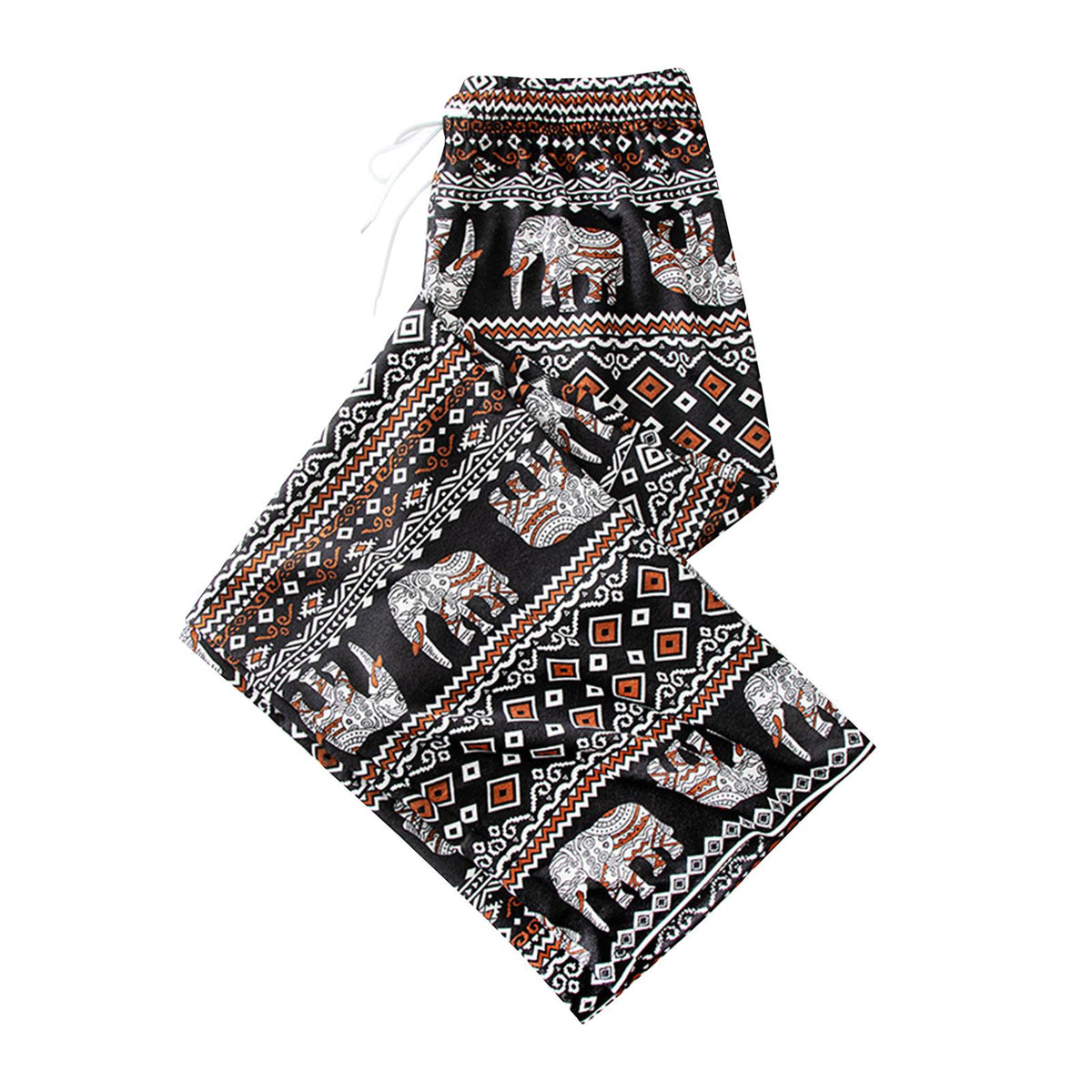 Maxbell Yoga Pants Boho Thai Beach Baggy Pants Hippy Female Harem Trousers Brown