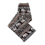 Maxbell Yoga Pants Boho Thai Beach Baggy Pants Hippy Female Harem Trousers Brown
