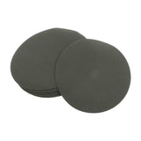 Max 6pcs Oval Shape Iron-on Patch Suede Elbow Applique Cloth Badge Gray