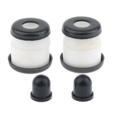 Maxbell Skateboard Rebuild Kit Bushings Washers Pivot Cups for 2 Trucks 3.25in White