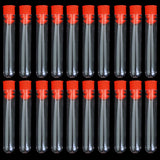 Maxbell 6x1cm Plastic Graduated Cryovial Test Tube Sample Vial with Seal Cap Pack of 20