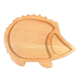 Maxbell Wood Serving Tray Decoration Handmade Platter Home Decor for Bread Fruit Hedgehog