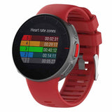 Max 22mm Soft Silicone Replacement Wristband / Strap for Watch Red