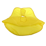 Maxbell Folding Beard Hair Catcher Barber Hair Shaving Cutting Cape Apron Bib Yellow