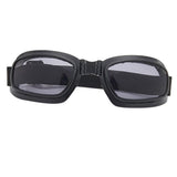 Max Motorcycle Riding Glasses Padding Goggles UV Protection Gray Mirror
