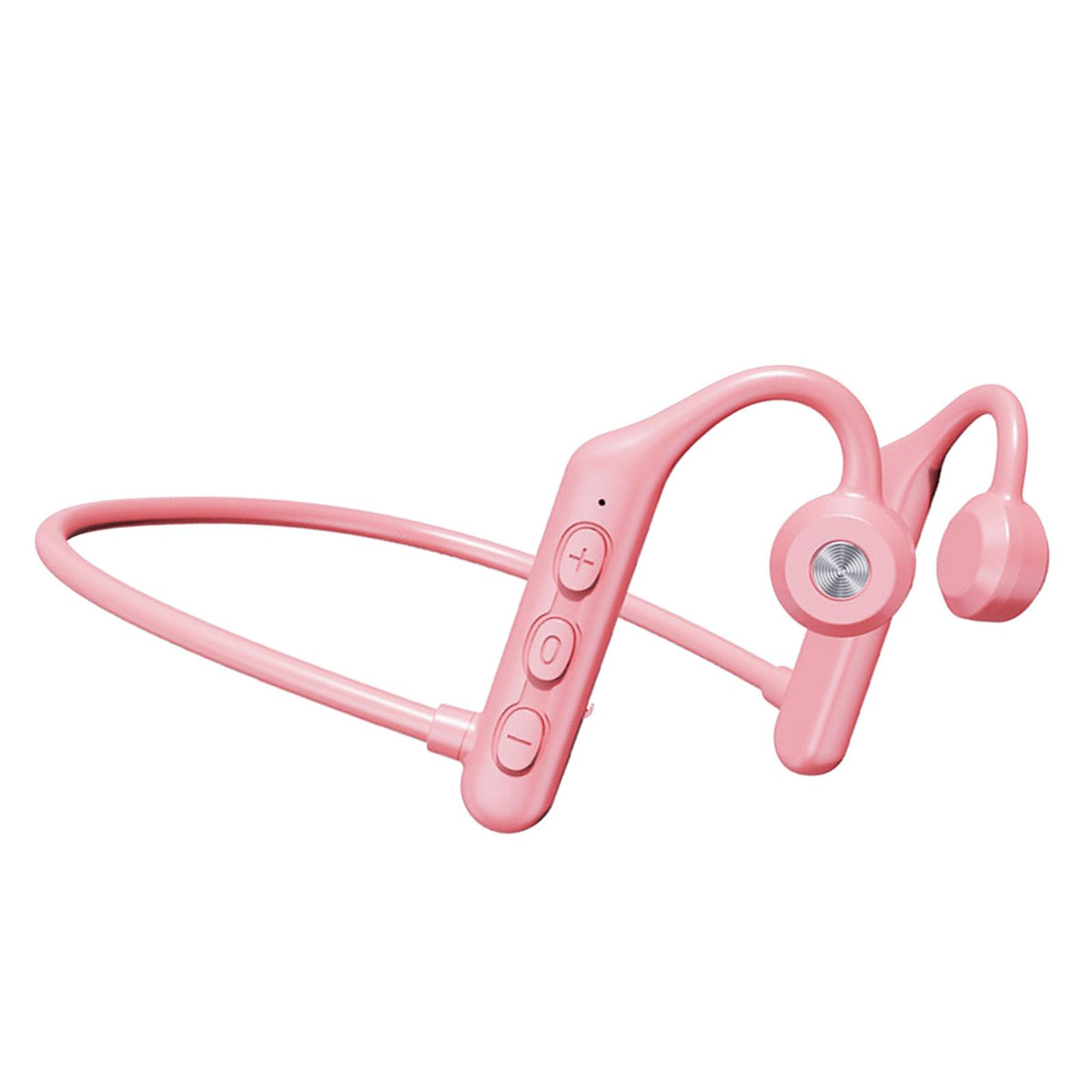 Maxbell Waterproof Air Conduction Headphones 8H playing time for Cycling Gym Working Pink