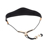Maxbell Professional Sax Harness Saxophone Strap Padded for Alto Saxophone Black
