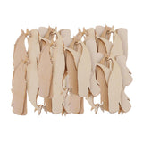 Maxbell 50 Piece Dolphin Forms Wood Slices Wood Slices Embellishments Wood Pieces For DIY Craft Decorating Scrapbooking