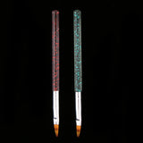 Maxbell 2Pcs Pro Nail Art Acrylic Brushes Set Dotting Painting Pens Manicure Tools