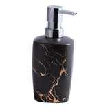 Maxbell Manual Soap Dispenser Stylish Salon Body Wash Dispenser for Home Kitchen Black