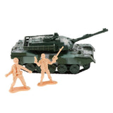 Max 1:72 Main Battle Tank Model Army Tank Toy American M1A2 Tank Green