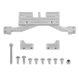 Maxbell 1/10 SCX10 RC Crawler Servo Mount Front Axle Reinforcement Mount Silver