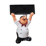 Max Resin Chef Figure Ornament Lovely Chef Photo Props Style03