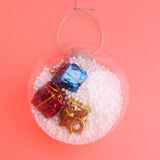 Max Clear Round Christmas Ball Refillable Xmas Bauble Tree Ornament 8x8x8.5cm