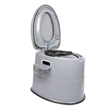 Maxbell Outdoor Potty Detachable Inner Bucket Camping Toilet for Trips Camping Gray