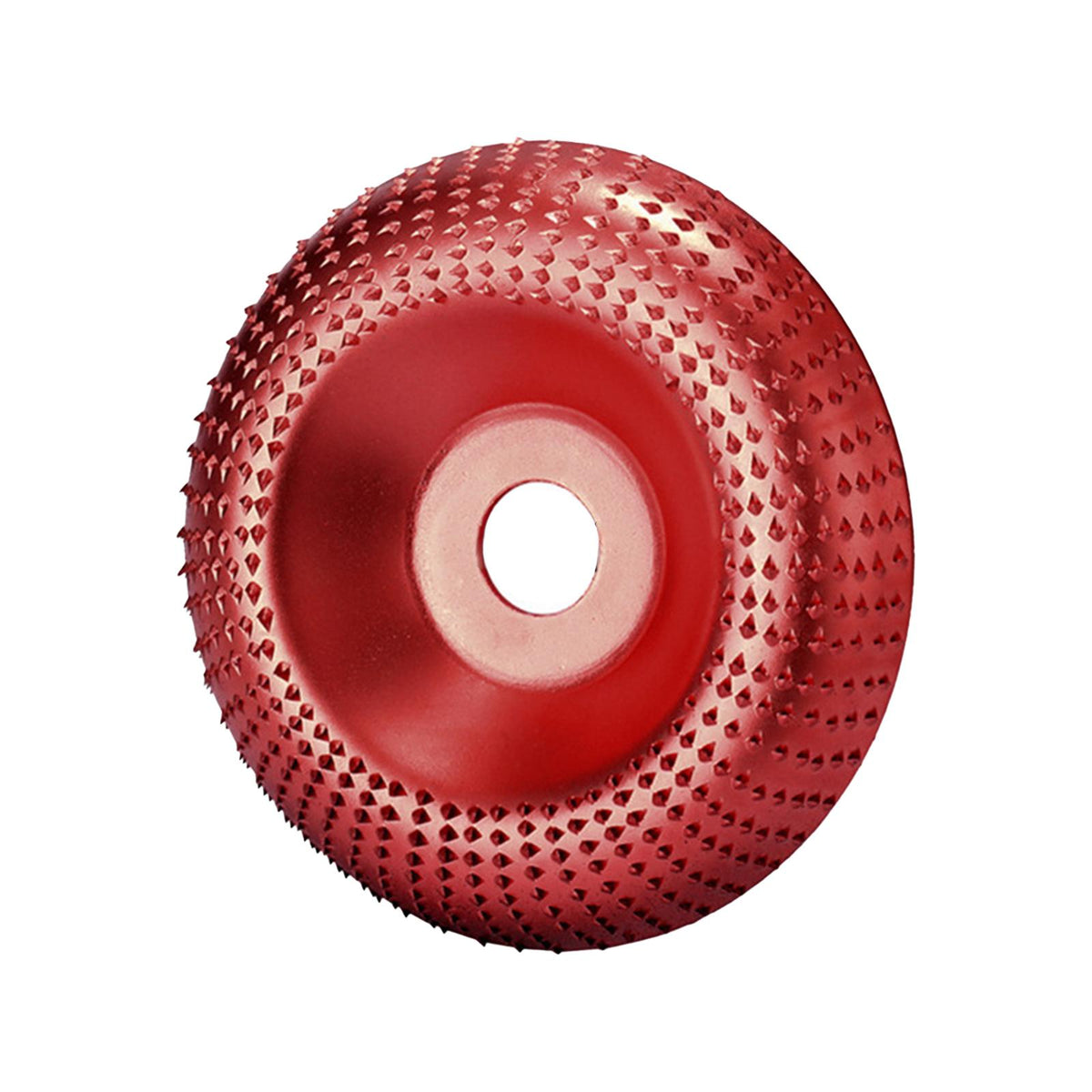 Maxbell 3.94inchx0.87inch Angle Grinder Carving Disc Wood Shaping Wheel for Cleaning Red