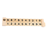 Maxbell Wooden Math Arithmetic Addition Ruler Kids Children Toys Scientific Gifts