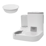 Maxbell Gravity Dogs Feeder and Waterer Auto Feeding Station for Puppy Dogs Gray with Bowl
