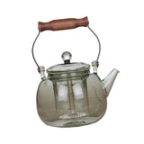 Maxbell Clear Glass Teapot Stovetop Safe with Lid with Handle for Party Home Office
