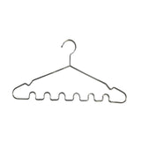 Maxbell Space Saving Wardrobe Hangers Heavy Duty with Shoulder Grooves for Dresses Argent