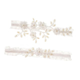 Maxbell 2x Lace Leg Garter Bridal Floral Garters Wedding Garter for Dance