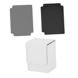 Maxbell Card Deck Box with 2 Dividers Fits 100+ for Collectible Trading Cards Sturdy White