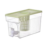 Maxbell Beverage Dispenser Portable Clear Kettle Water Pitcher for Fridge Home Party green