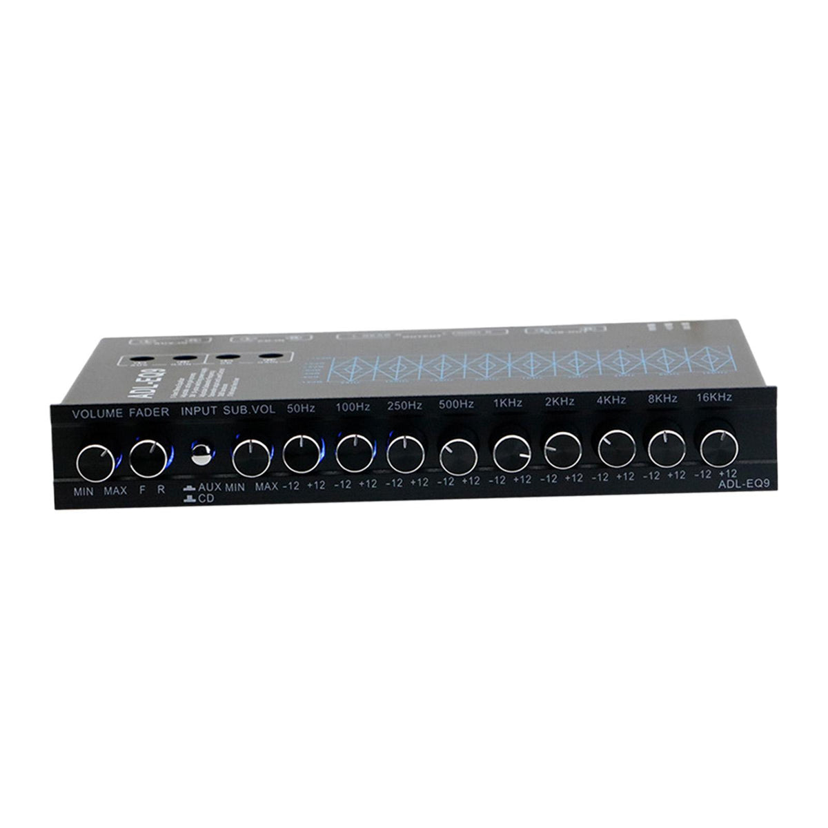 Maxbell 9 Band Equalizer 9 Equalization Bands EQ 12V DC DSP Chip Car Audio Equalizer
