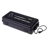 Maxbell Airtight Survival Storage Case Flashlight Torch Carry Box Container L Black