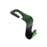 Maxbell Auto Car Backseat Hook Seat Hanger Shiny Eye Catching Save Space Durable Green