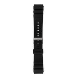 Maxbell Black Silicone Wristwatch Band Strap Replace Sports Watch 22mm