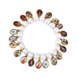 Maxbell Maxbell Imitation Pearl Bracelet Exquisite women for Gift Wedding Birthday