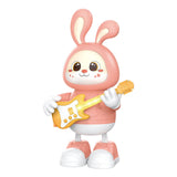 Maxbell Electronic Interactive Rabbit Musical and Dance Bunny Toy for Bedtime Friend Pink