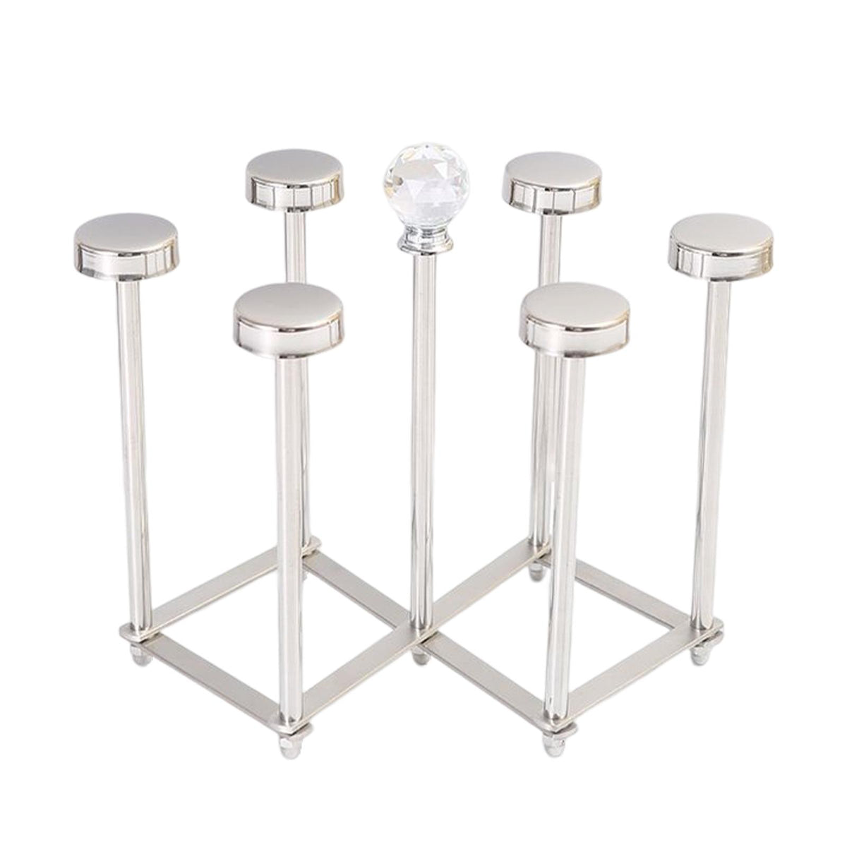 Maxbell Cups Drying Rack Stand Coffee Cup Holder for Tabletop Kitchen Restaurant 6 Cups