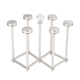 Maxbell Cups Drying Rack Stand Coffee Cup Holder for Tabletop Kitchen Restaurant 6 Cups