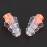 Max Silicone Ear Plug Noise Cancelling Sound Blocking Hearing Protection orange