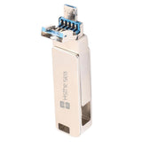 Max High Quality Metal 3 IN 1 USB Flash Drive External Pendrive 32GB