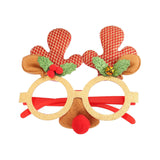 Maxbell Christmas Decoration Costume Eyeglasses Christmas Glasses for Holiday Favors Red Bells