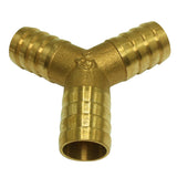 Max Brass Male Thread Y Shaped Equal Tee Connectors Adapters  19mm