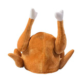 Maxbell Funny Roasted Turkey Hat Chicken Creative for Party Xmas Halloween