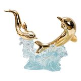 Maxbell Creative Creative Dolphin Rack Animal Sculpture Crafts for gifts style A