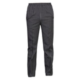 Maxbell Chef Baggy Pants, Chef Uniform, Cook, Culinary Appare Black plaid XXXL