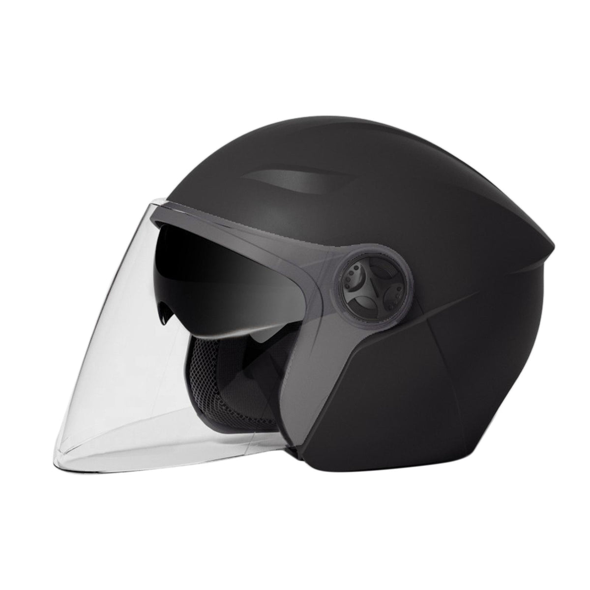 Maxbell Universal Motorcycle Helmet 2 Visors for Commuting Cycling Motorbike Black