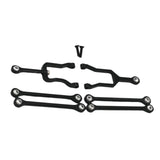Maxbell 6Pcs Servo Rod Pull Linkages for Mini-Z Jimny 4x4 1:18 RC Car Accessories Black
