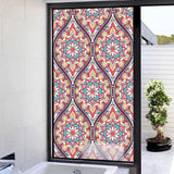 Max Floral Static Cling Stained Window Film Privacy Frosted Glass Stickers 10 - Aladdin Shoppers