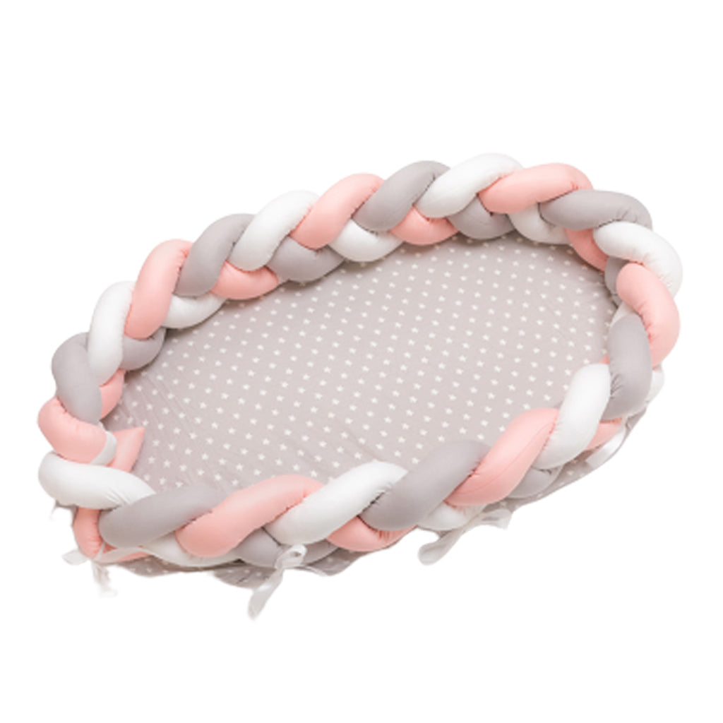 Maxbell Comfortable Crib Baby Cotton Sleeping Baby Bassinet Bed Style01