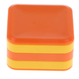 Maxbell Orange Square Sand Drum Toy Orff Instrument Kids Early Music Educational Toy