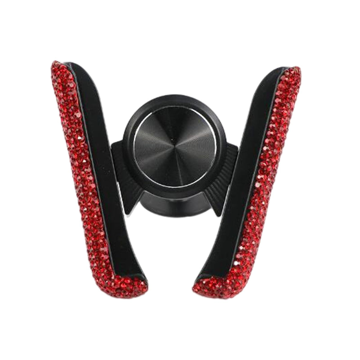 Maxbell Car Phone Holder Car Interior Accessories clip Bling for Phone Pad Red